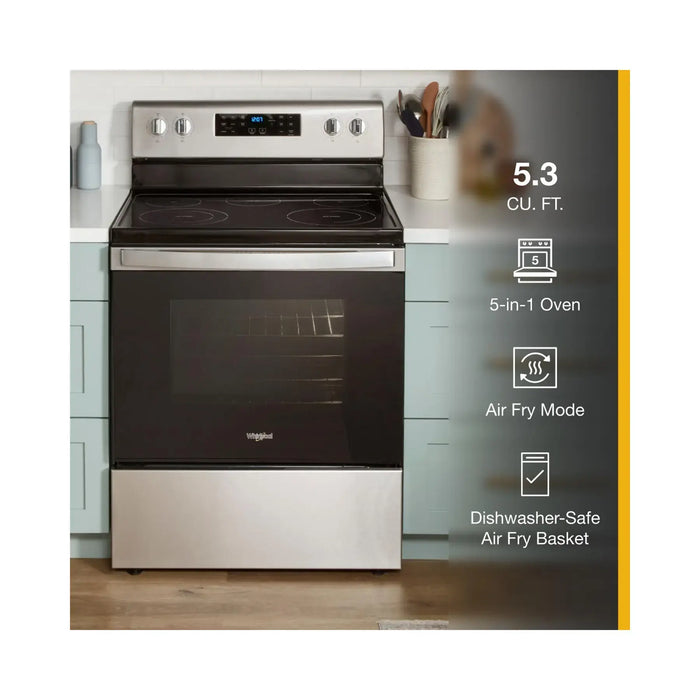 Estufa Electrica Whirlpool Stainless Steel