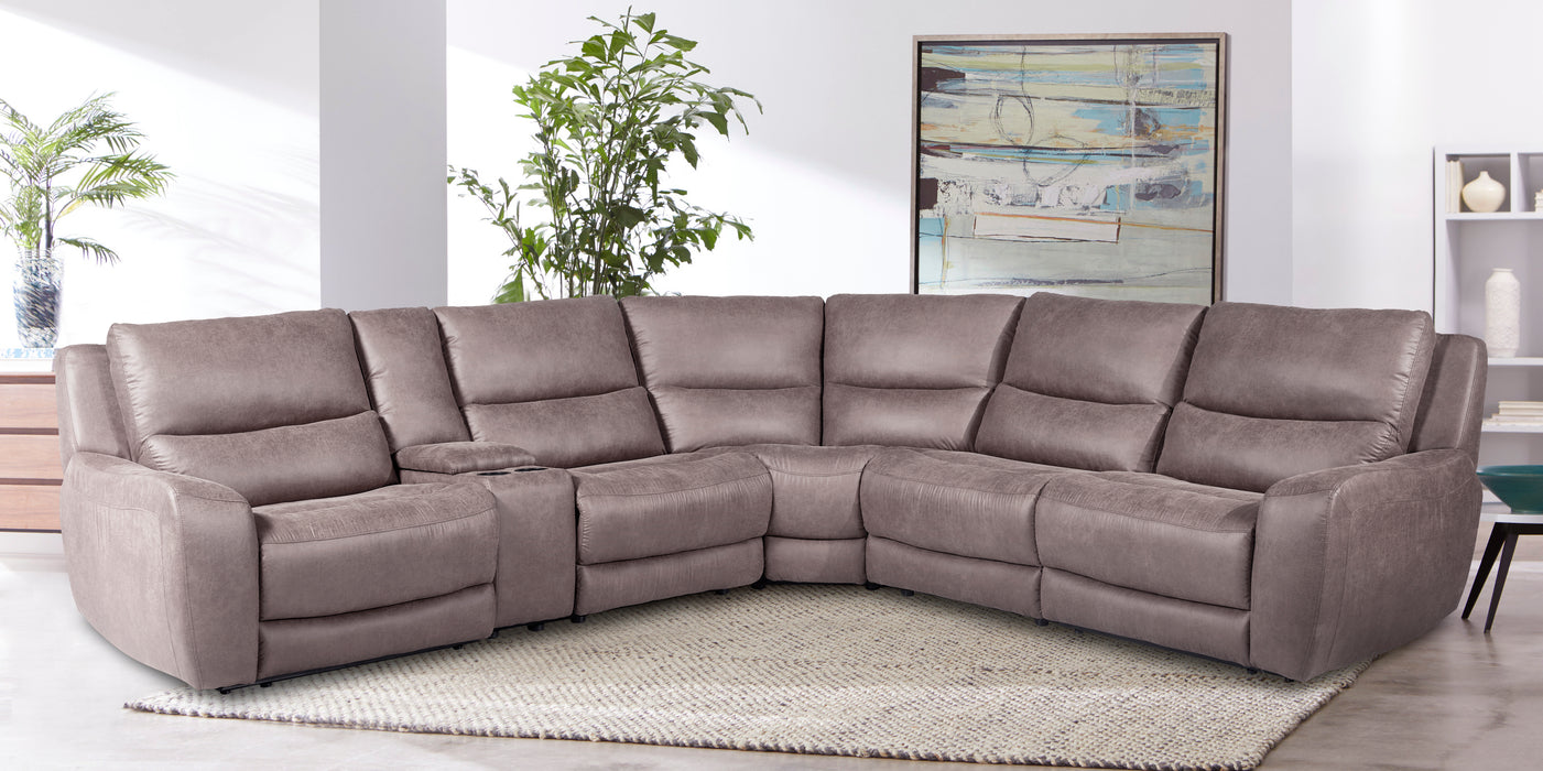 Sala Seccional Con Reclinables Electricos Color 100602