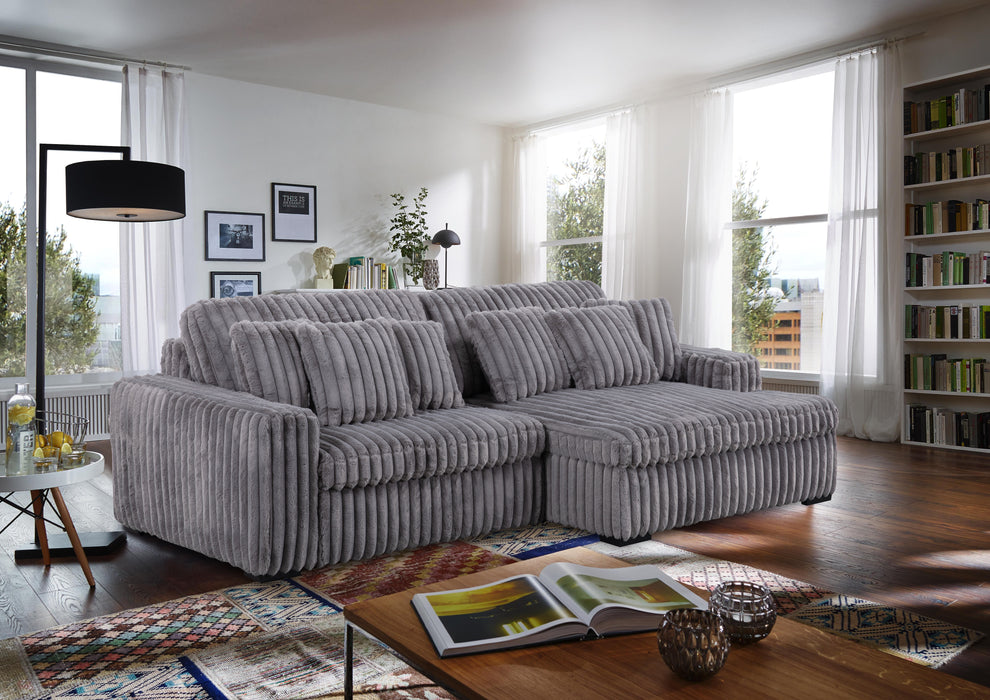 Sofa Cama con 2 Chaise Electrico Hibrido Cama y Sofa