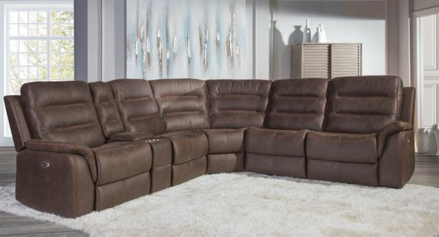 Seccional Esquinero Reclinable Canyon Walnut