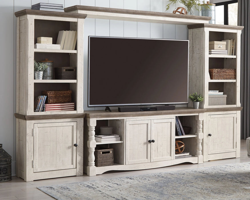 Mueble Para TV Extra Grande Con Torres Y Puente