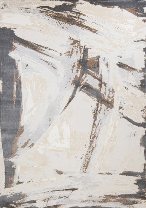 Tapete Veleka Crema Oro Gris