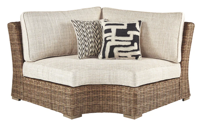 Silla de esquina curva con cojín