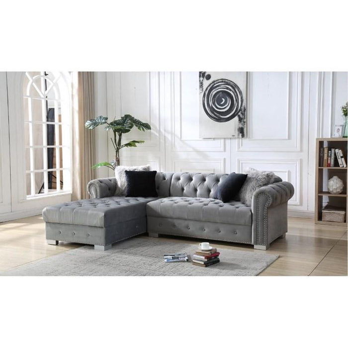Sala Gris con Chaise Modelo 54575