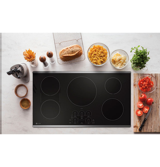 Parrilla Cooktop GE Profile con marco de acero inoxidable 36" de Ancho