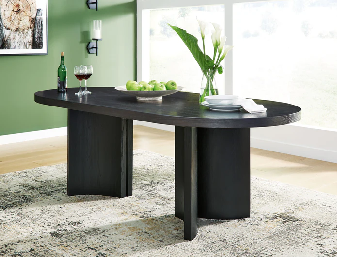 Mesa de comedor ovalada - Rowanbeck