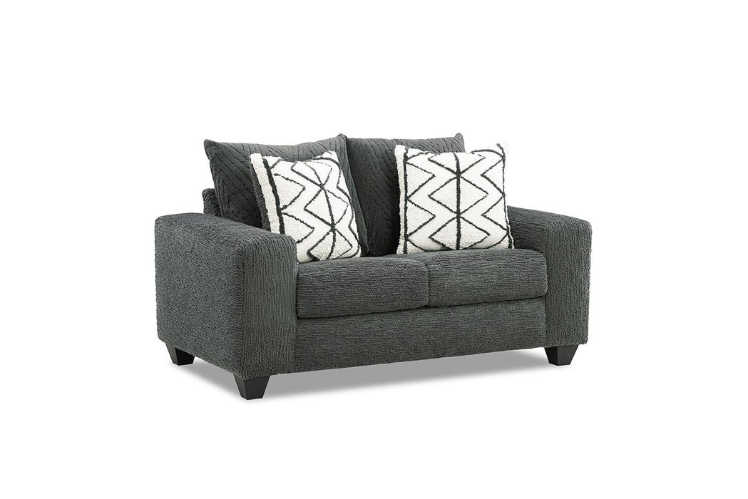 Gunmetal / Overjoyed Loveseat