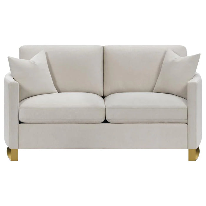 Juego de sala, Sofa, loveseat y silla CORLISS color Beige