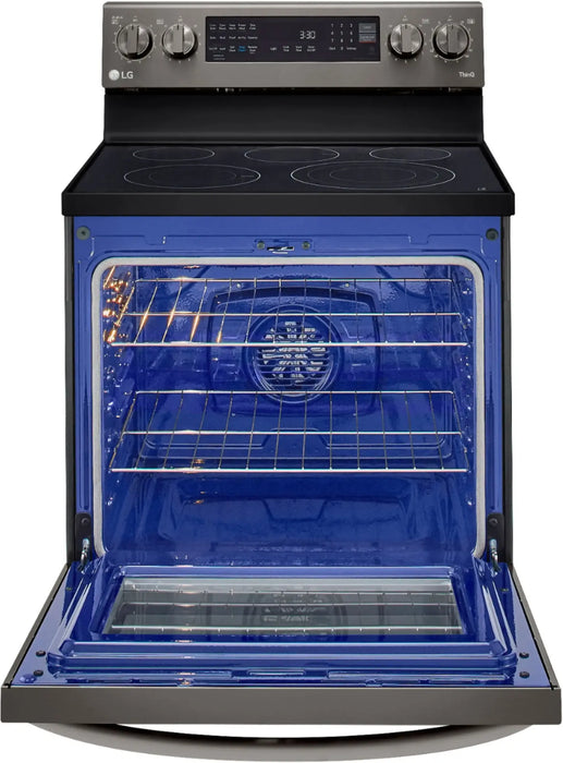 Estufa con Horno de Conveccion Negra LG