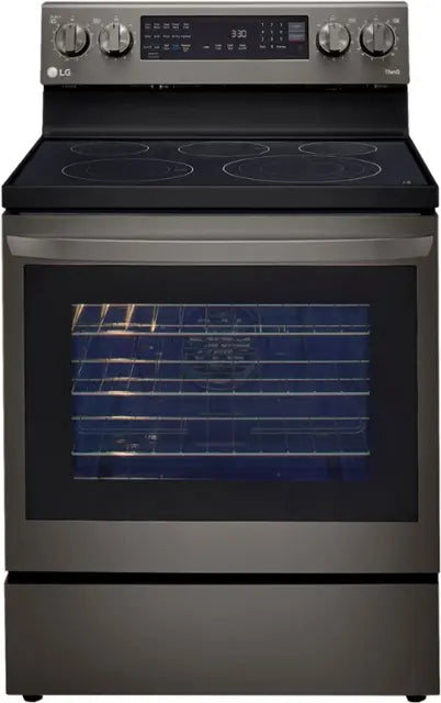 Estufa con Horno de Conveccion Negra LG