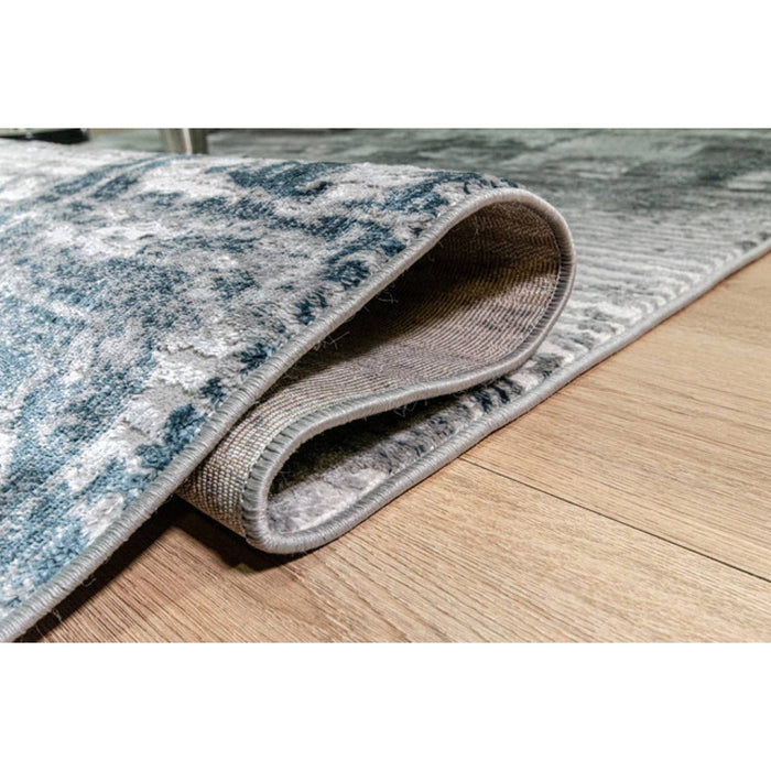 Tapete Erzin Color Gris/Azul 160x230 01