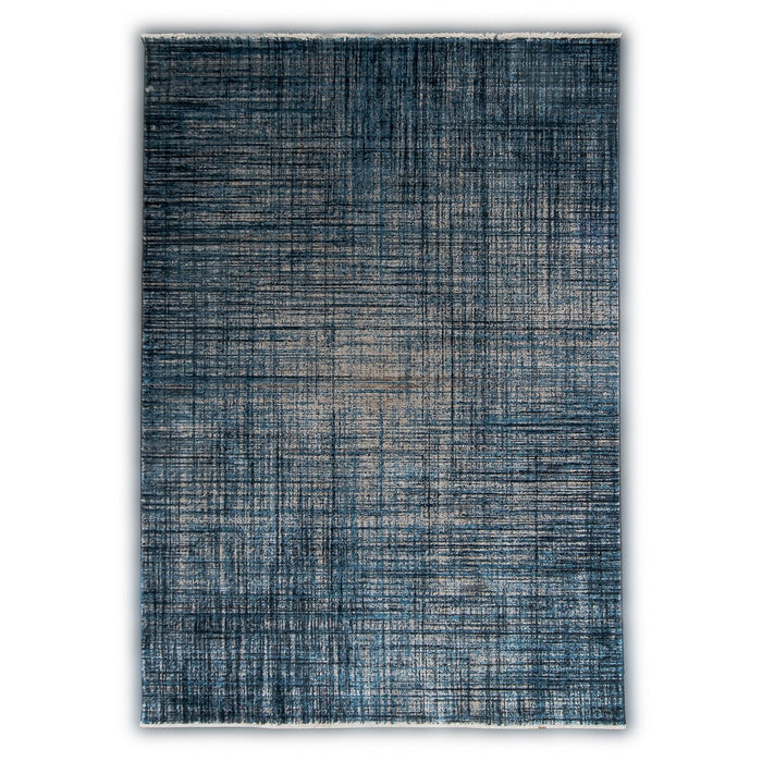 Tapete Decorativo Alaya Azul Dorado 160x230