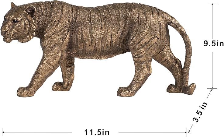 Decoracion Tigre 11.4 Dorado