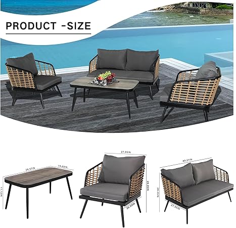 Juego de exterior - (Set 4 piezas)