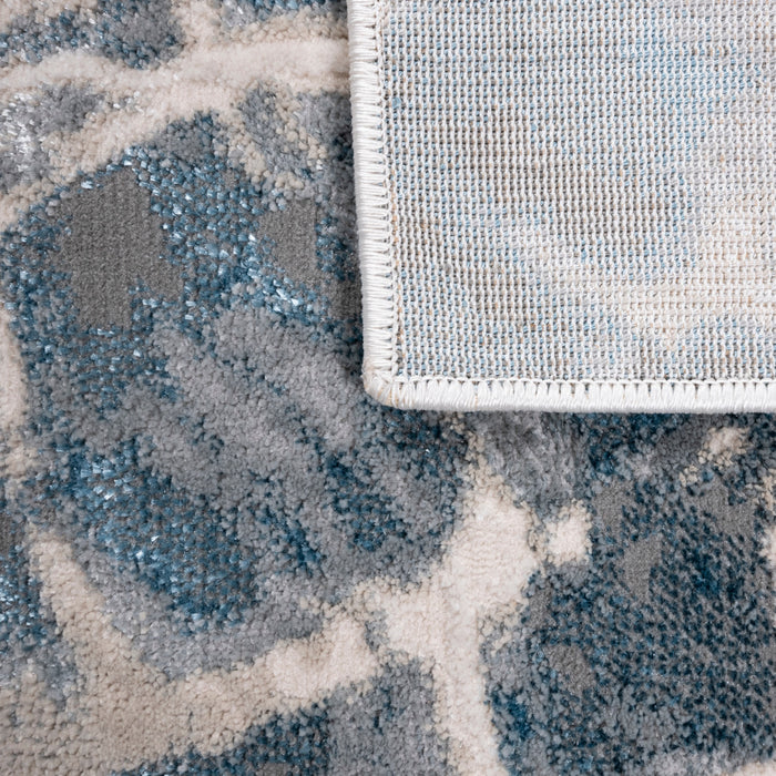 Tapete Artema Color Azul/Plata 160X230