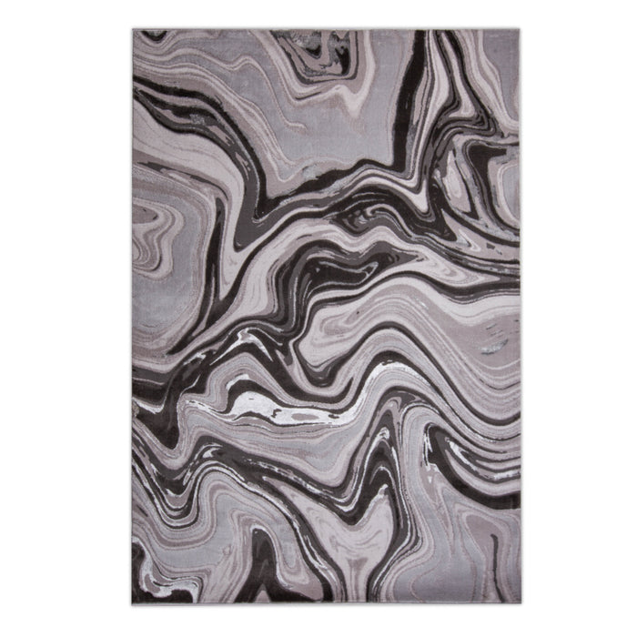 Tapete Ayda Color Gris/Plata 160X230