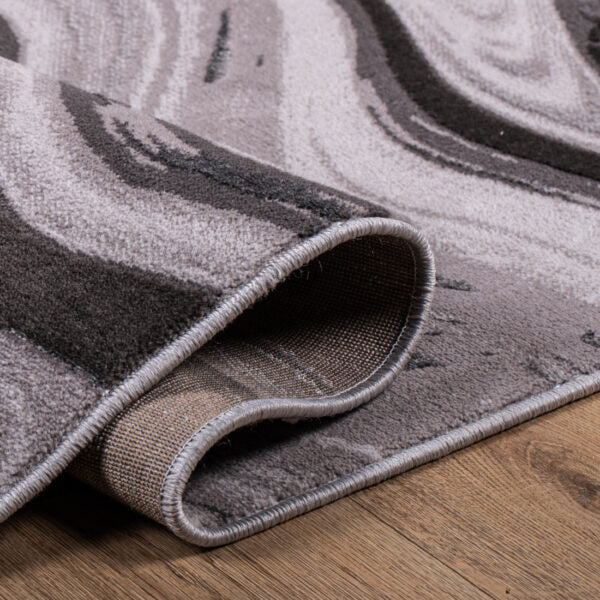 Tapete Ayda Color Gris/Plata 160X230