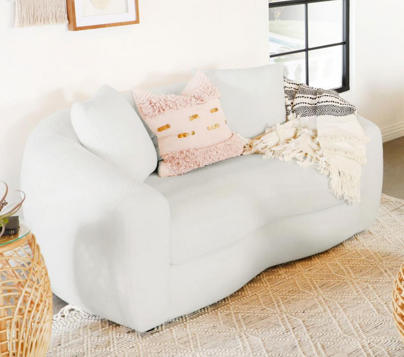 Loveseat Isabella tapiz color natural