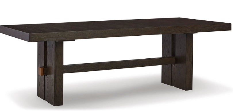 Mesa de comedor rectangular extensible Burkhaus