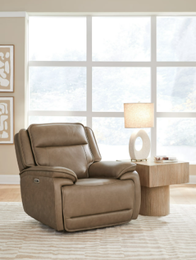 Sillón reclinable eléctrico Glencroft con reposacabezas ajustable