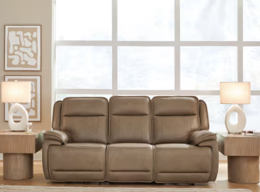Sofá reclinable eléctrico Glencroft con reposacabezas ajustable