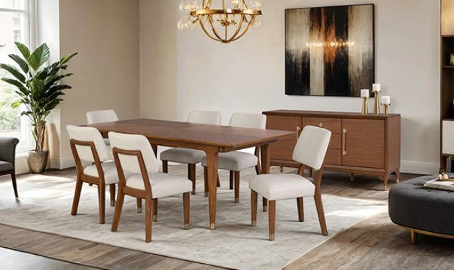 Juego de comedor Hepburne de 7 pzas.