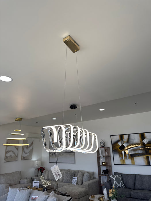 Lampara Colgante Color Dorado 04