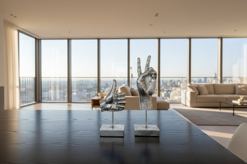 Decoracion De Manos Paquete de 2 piezas