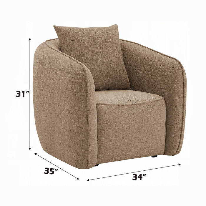 Silla Keith con Cojin Color Cafe