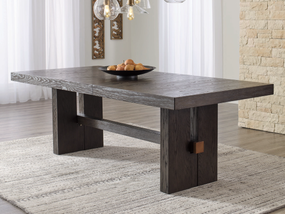 Mesa de comedor rectangular extensible Burkhaus