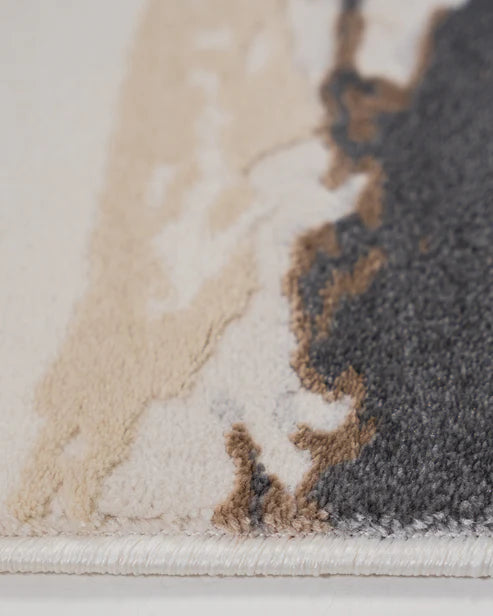 Tapete Veleka Crema Oro Gris