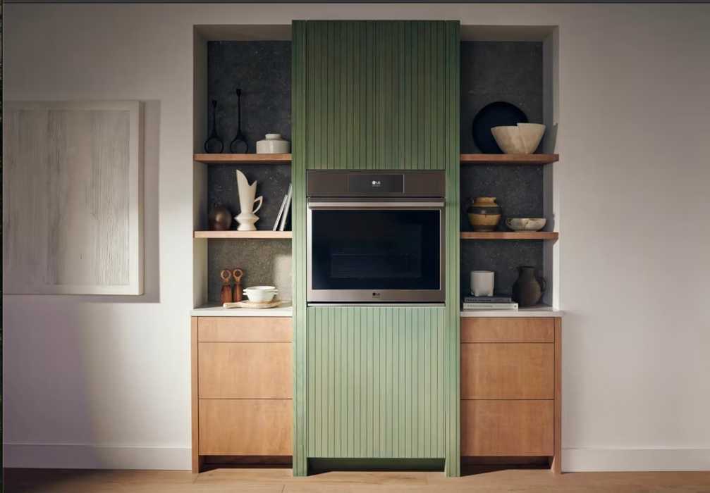 LG STUDIO 4.7 cu. ft. Smart InstaView® Electric Single Built-In Wall Oven with Air Fry & Steam Sous Vide