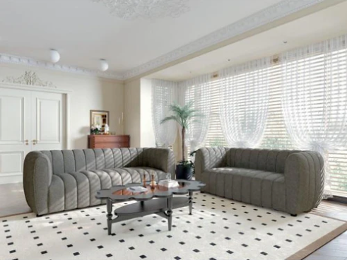 Sofa Aversa Charcoal Gray