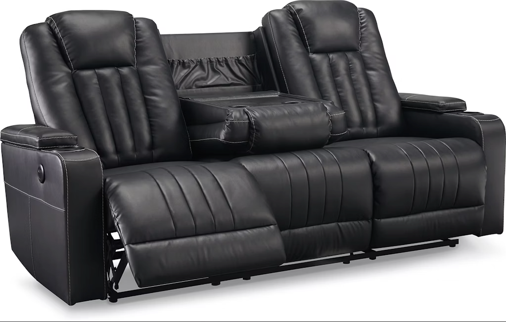 Sofá reclinable Center Point con mesa desplegable