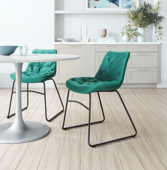 Sillas Para Comedor Tammy Verde (precio por par)