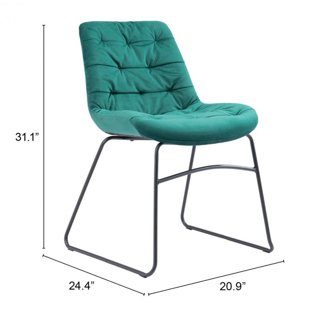 Sillas Para Comedor Tammy Verde (precio por par)