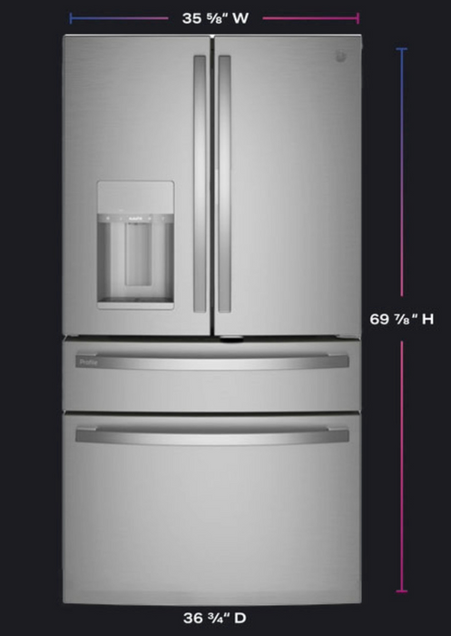 Refrigerador GE Stainless Steel Modelo SHPVD28BYNFS