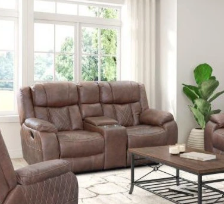 Loveseat Manual with Console