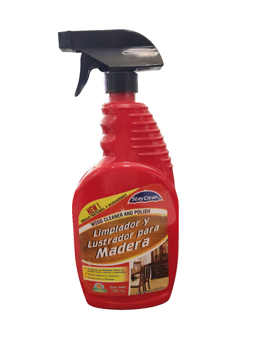 Limpiador y Lustrador Para Madera 730ML