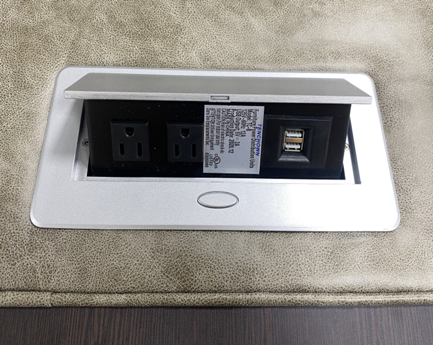 Juego de Sala 3 Piezas Modelo Corral Color Chocolate