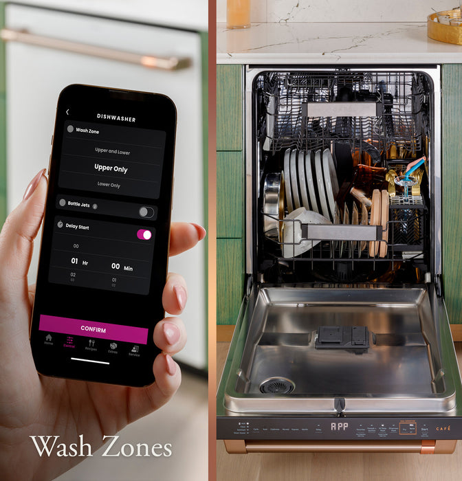 Café™ CustomFit ENERGY STAR Stainless Interior Smart Dishwasher