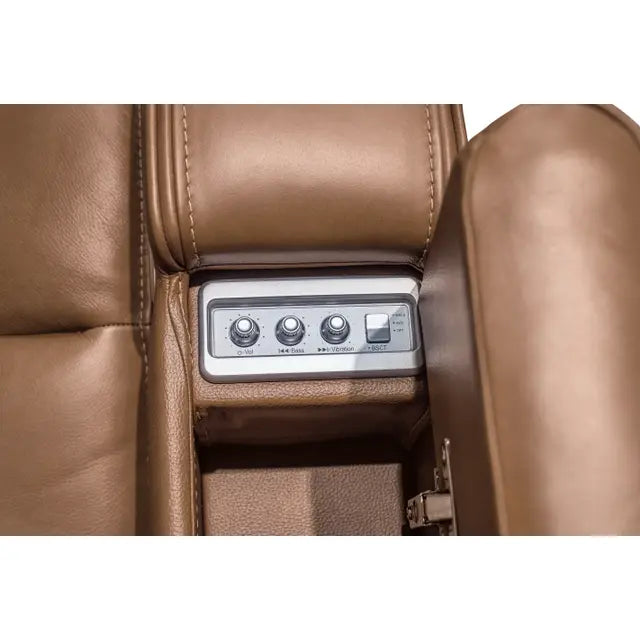 Sillón reclinable eléctrico Knightington con sistema de audio
