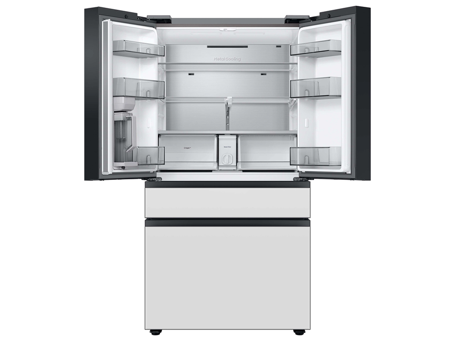Refrigerador Samsung con paneles blancos