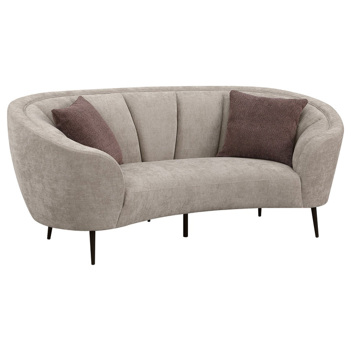Loveseat Beige Ellorie