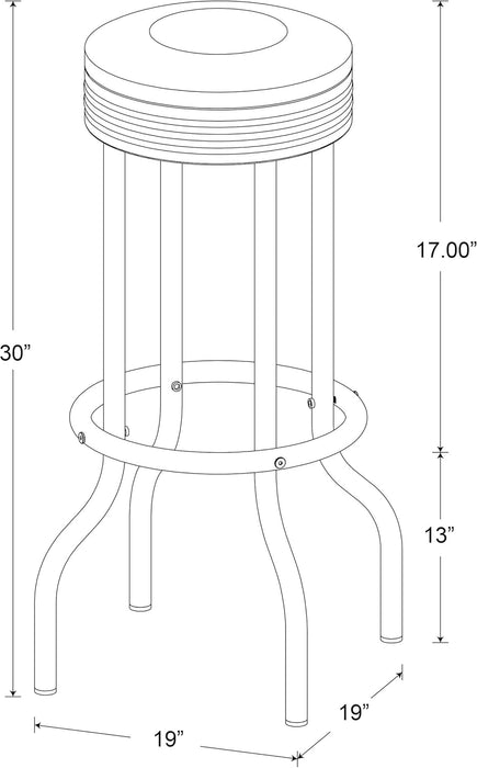 Sillas De Barra Giratorias Juego de 2 Modelo SH2299