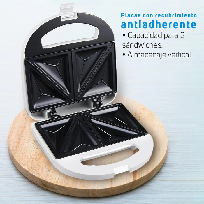 Sandwichera Tauros Mod. Lanche Max 2 850W BCO