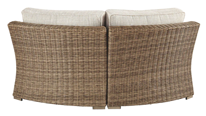 Silla de esquina curva con cojín