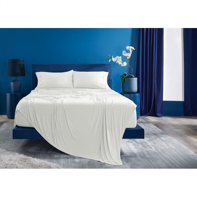 Juego De Sabanas Blancas Vertex Queen