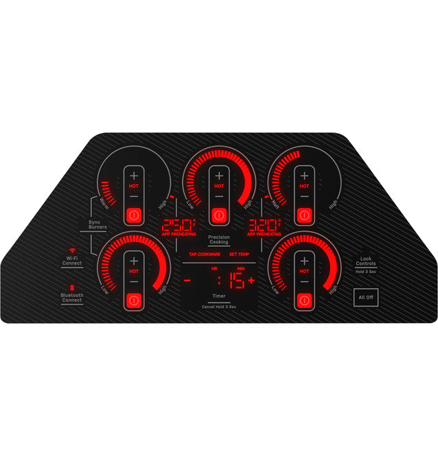 Parrilla Cooktop GE Profile con marco de acero inoxidable 36" de Ancho