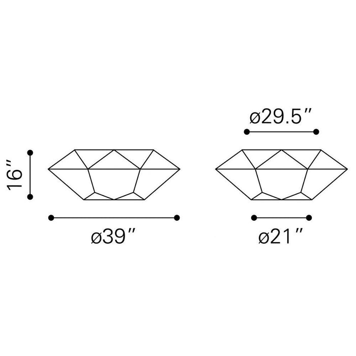 Mesita De Centro Color Oro